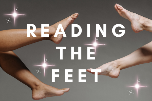 two feet posed