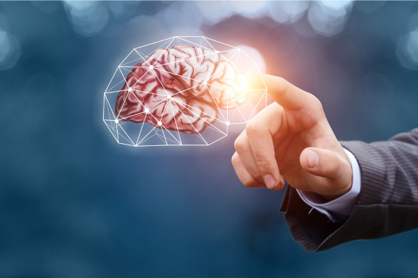 touching brain